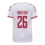 Replica Hummel BOILESEN #26 Denmark Away Soccer Jersey 2021 - soccerdealshop