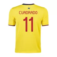 Replica Adidas CUADRADO #11 Colombia Home Soccer Jersey 2021 - soccerdealshop