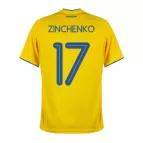 Replica Joma ZINCHENKO #17 Ukraine Home Soccer Jersey 2020 - soccerdealshop