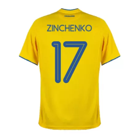 ZINCHENKO #17 Ukraine Home Soccer Jersey 2020 - soccerdeal