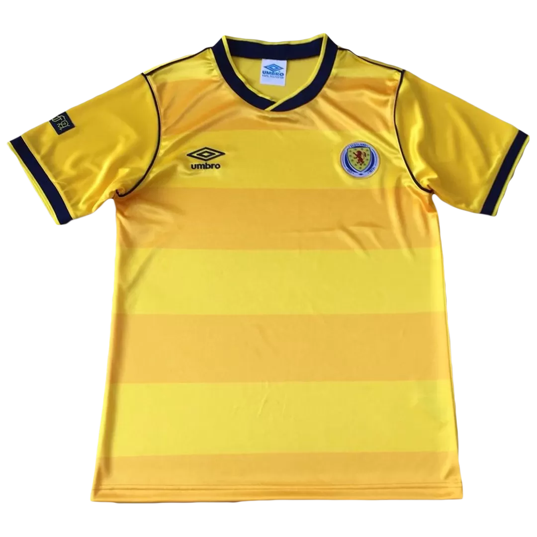 Retro 1986 Scotland Away Soccer Jersey