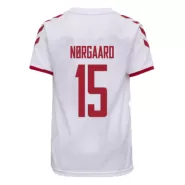 Replica Hummel NØRGAARD #15 Denmark Away Soccer Jersey 2021 - soccerdealshop