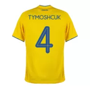 Replica Joma TYMOSHCUK #4 Ukraine Home Soccer Jersey 2020 - soccerdealshop