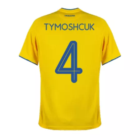 TYMOSHCUK #4 Ukraine Home Soccer Jersey 2020 - soccerdeal