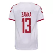 Replica Hummel ZANKA #13 Denmark Away Soccer Jersey 2021 - soccerdealshop