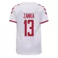 Replica Hummel ZANKA #13 Denmark Away Soccer Jersey 2021 - soccerdealshop