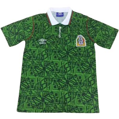 Retro 1994 Mexico Home Soccer Jersey - Soccerdeal