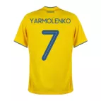 Replica Joma YARMOLENKO #7 Ukraine Home Soccer Jersey 2020 - soccerdealshop