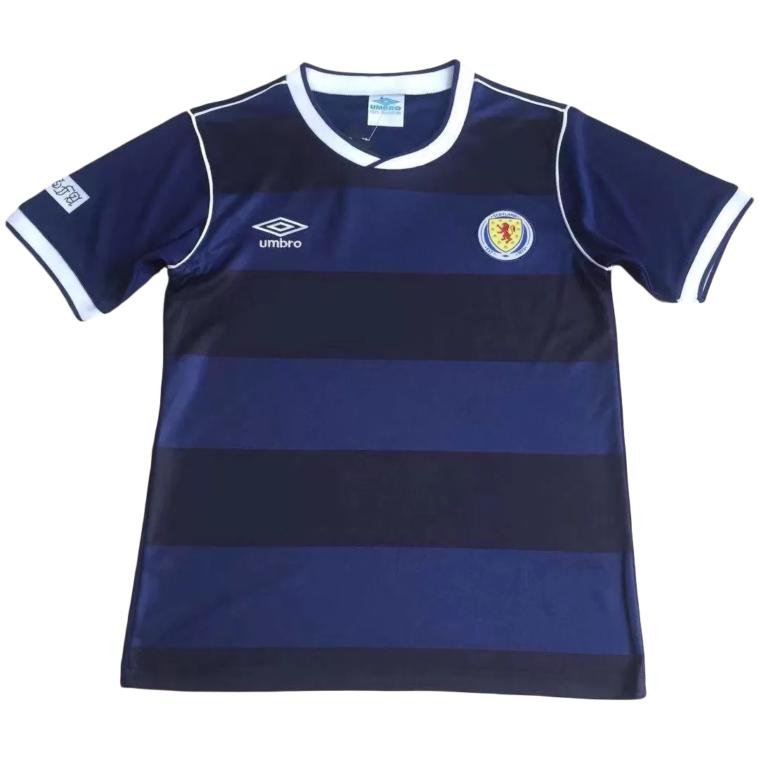 Retro 1986 Scotland Home Soccer Jersey