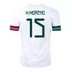 Replica Adidas H.MORENO #15 Mexico Away Soccer Jersey 2020 - soccerdealshop