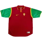 Retro 1999 Portugal Home Soccer Jersey - soccerdealshop