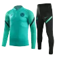 Kid's Nike Inter Milan Zipper Sweatshirt Kit(Top+Pants) 2021/22 - soccerdealshop