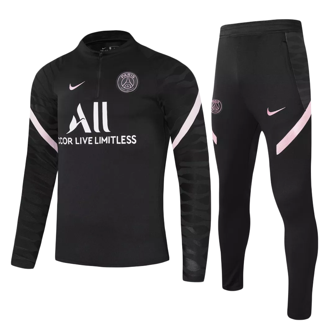 Kid's Nike PSG Zipper Sweatshirt Kit(Top+Pants) 2021/22 - soccerdealshop
