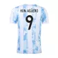 Replica Adidas KUN AGÜERO #9 Argentina Home Soccer Jersey 2021 - soccerdealshop