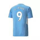 Replica Puma G.JESUS #9 Manchester City Home Soccer Jersey 2021/22 - soccerdealshop