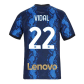 Replica Nike VIDAL #22 Inter Milan Home Soccer Jersey 2021/22