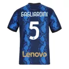 Replica Nike GAGLIARDINI #5 Inter Milan Home Soccer Jersey 2021/22 - soccerdealshop