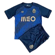Kid's NewBalance FC Porto Away Soccer Jersey Kit(Jersey+Shorts) 2021/22 - soccerdealshop