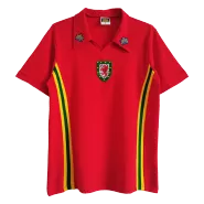Retro 1976/79 Wales Home Soccer Jersey - soccerdeal