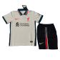 Kid's Nike Liverpool Away Soccer Jersey Kit(Jersey+Shorts) 2021/22