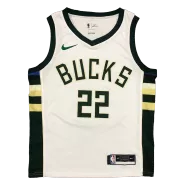 Milwaukee Bucks Khris Middleton #22 2020/21 Swingman NBA Jersey - Association Edition - soccerdeal