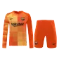Nike Barcelona Goalkeeper Long Sleeve Soccer Jersey Kit (Jersey+Shorts) 2021/22 - soccerdealshop