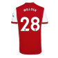 Replica Adidas WILLOCK #28 Arsenal Home Soccer Jersey 2021/22
