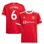 Replica Adidas POGBA #6 Manchester United Home Soccer Jersey 2021/22 - soccerdealshop