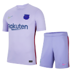 Nike Barcelona Away Soccer Jersey Kit(Jersey+Shorts) 2021/22