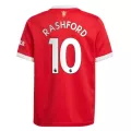 Replica Adidas RASHFORD #10 Manchester United Home Soccer Jersey 2021/22 - soccerdealshop