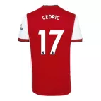 Replica Adidas CEDRIC #17 Arsenal Home Soccer Jersey 2021/22 - soccerdealshop
