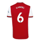 Replica Adidas GABRIEL #6 Arsenal Home Soccer Jersey 2021/22