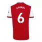 Replica Adidas GABRIEL #6 Arsenal Home Soccer Jersey 2021/22 - soccerdealshop