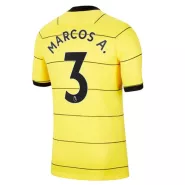 Authentic Nike MARCOS A. #3 Chelsea Away Soccer Jersey 2021/22 - soccerdealshop