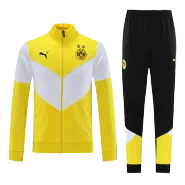 Puma Borussia Dortmund Training Jacket Kit（Jacket+Pants) 2021/22 - Yellow&White - soccerdealshop