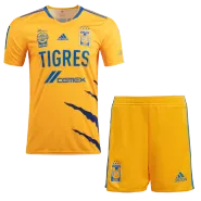 Kid's Adidas Tigres UANL Home Soccer Jersey Kit(Jersey+Shorts) 2021/22 - soccerdealshop