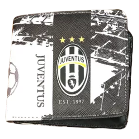 Juventus Soccer Black&White Team Logo Wallet 05 - soccerdeal