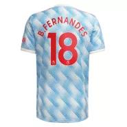 Replica Adidas B.FERNANDES #18 Manchester United Away Soccer Jersey 2021/22 - soccerdealshop