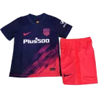 Kid's Nike Atletico Madrid Away Soccer Jersey Kit(Jersey+Shorts) 2021/22 - soccerdealshop