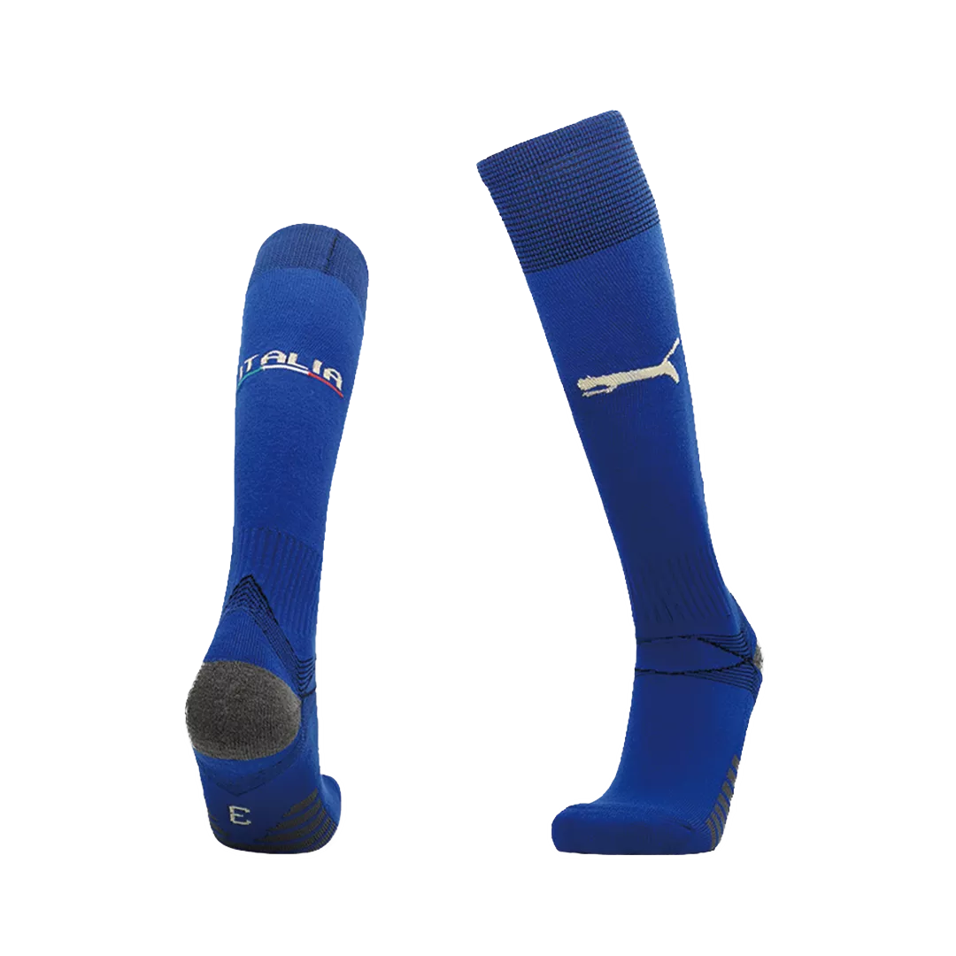 Men's Puma Italy Home Blue Soccer Socks 2020 - soccerdealshop