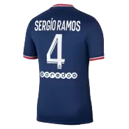 Replica Jordan SERGIO RAMOS #4 PSG Home Soccer Jersey 2021/22 - soccerdealshop