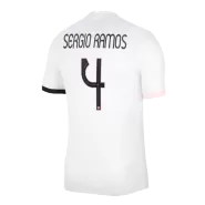 Replica Nike SERGIO RAMOS #4 PSG Away Soccer Jersey 2021/22 - UCL Edition - soccerdealshop