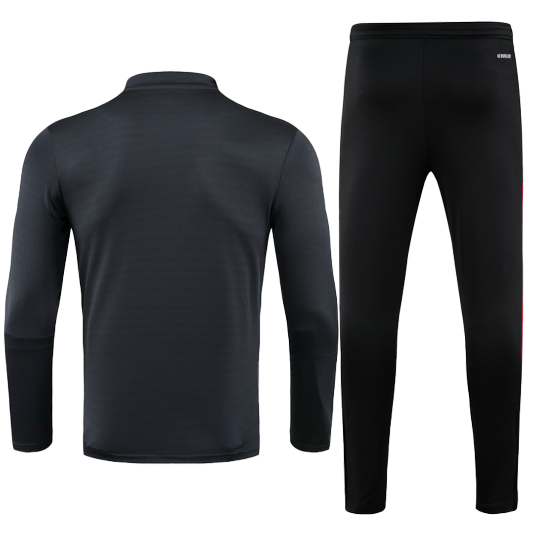 Bayern Munich Zipper Sweatshirt Kit(Top+Pants) 2021/22 - soccerdeal