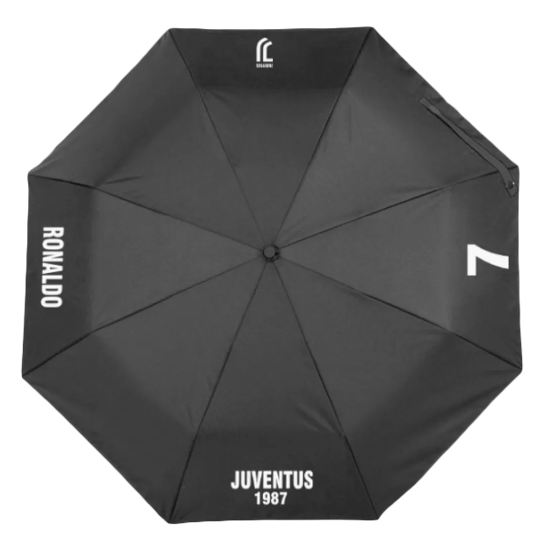 Juventus Soccer Black Umbrella 03 Juventus soccerdeal