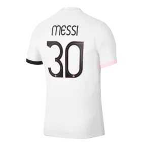 Replica Nike Messi #30 PSG Away Soccer Jersey 2021/22 - UCL Edition - soccerdealshop