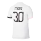 Messi #30 PSG Away Soccer Jersey 2021/22 - soccerdeal