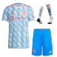 Adidas Manchester United Away Soccer Jersey Kit(Jersey+Shorts+Socks) 2021/22 - soccerdealshop