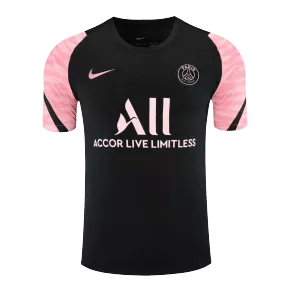 Replica Nike PSG Training Soccer Jersey 2021/22 - Black&Pink - soccerdealshop