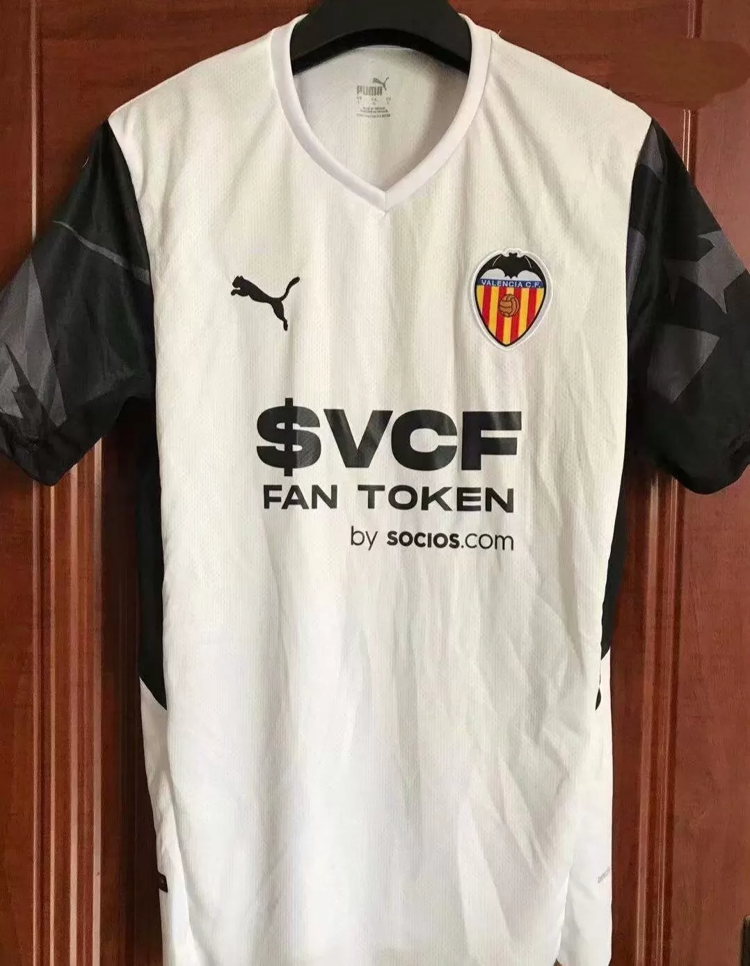 2023/24 Valencia Home White Fans Soccer Jersey