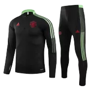 Manchester United Zipper Sweatshirt Kit(Top+Pants) 2021/22 - soccerdeal